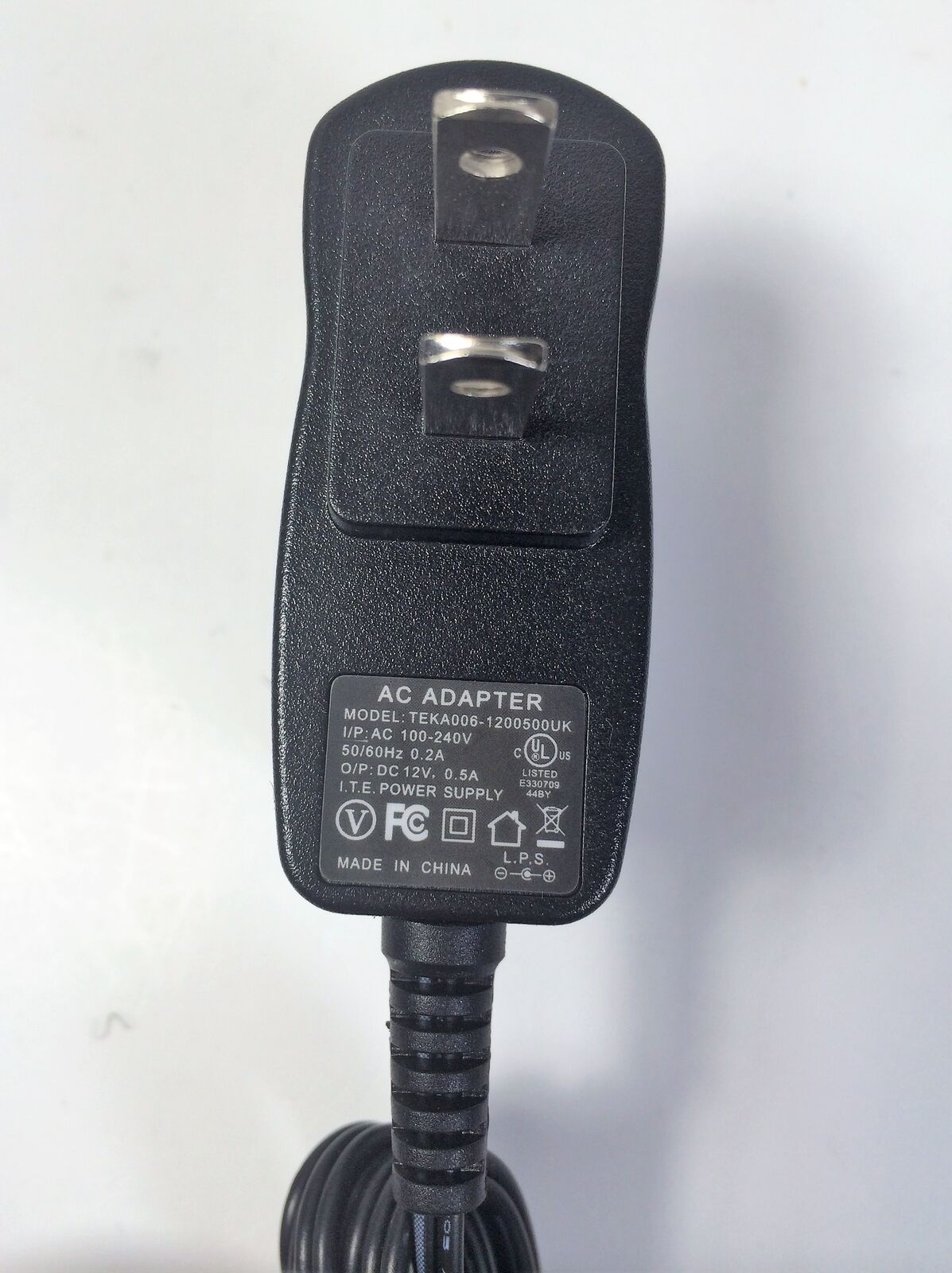 Brand New 12V DC 0.5A AC Adapter for TEKA006-1200500UK power supply - Click Image to Close